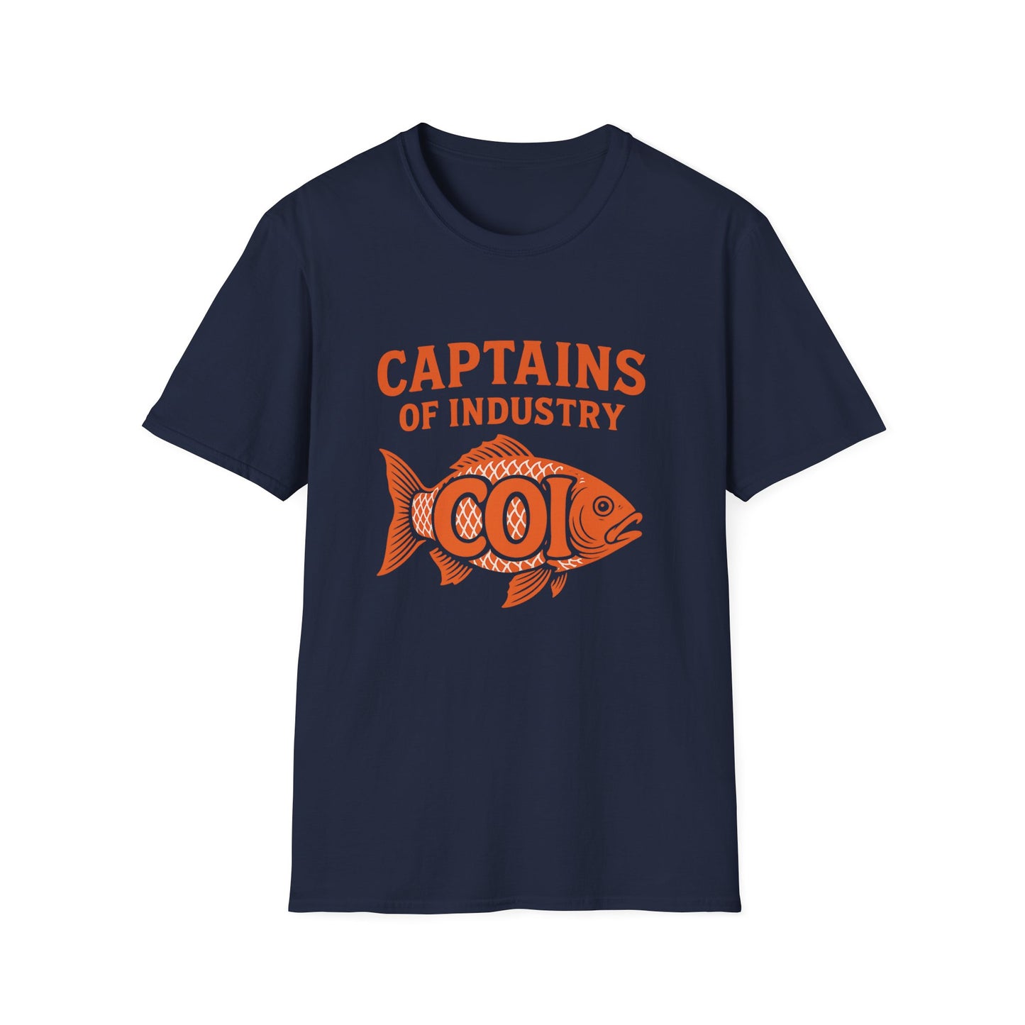 Captains of Industry Fish Tee — Vintage Fishing Graphic T-Shirt
