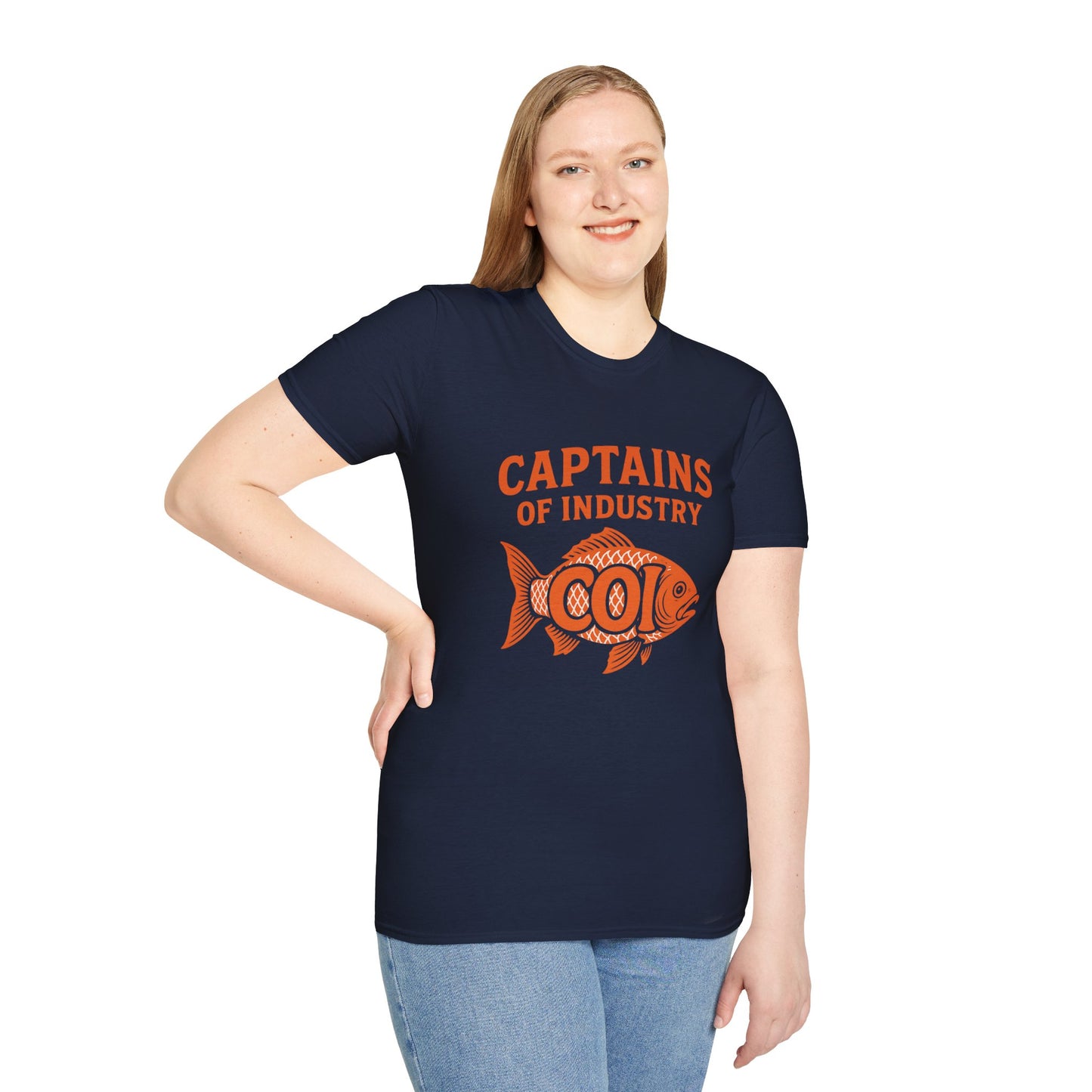 Captains of Industry Fish Tee — Vintage Fishing Graphic T-Shirt