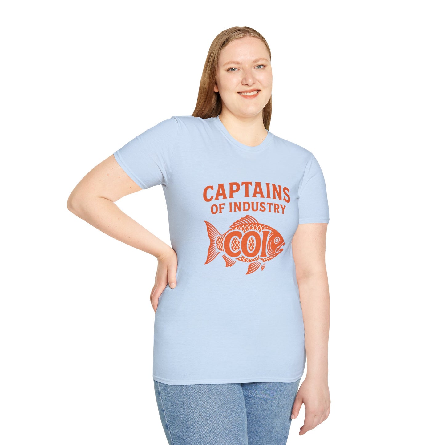 Captains of Industry Fish Tee — Vintage Fishing Graphic T-Shirt