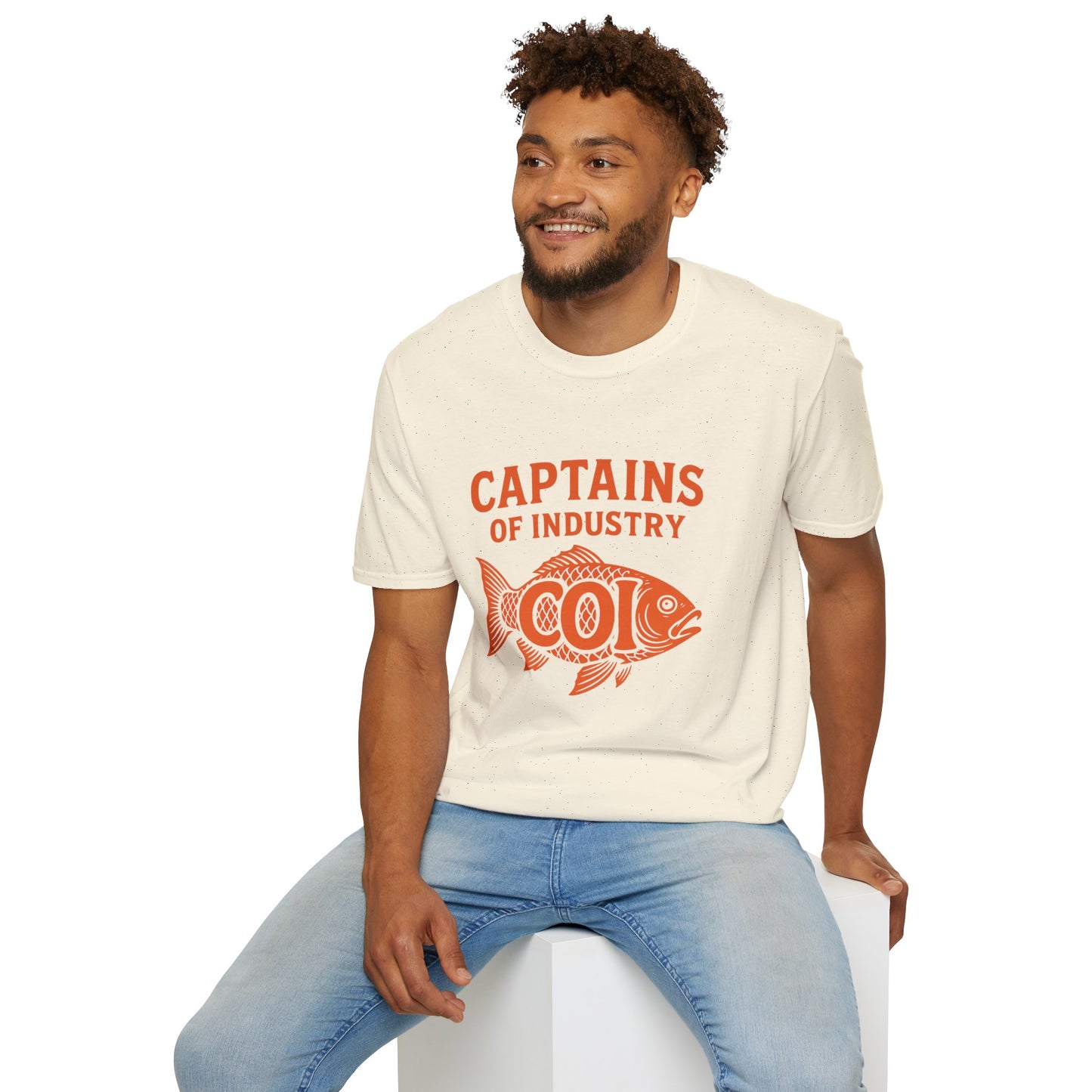 Captains of Industry Fish Tee — Vintage Fishing Graphic T-Shirt